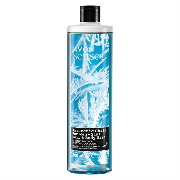Antarctic Chill tusfürdő és sampon férfiaknak 500 ml