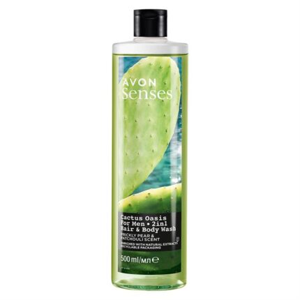 Cactus Oasis sampon és tusfürdő férfiaknak 500 ml