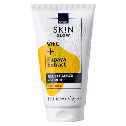 Avon SK!N ragyogást kölcsönző arctisztító gél + arcradír
