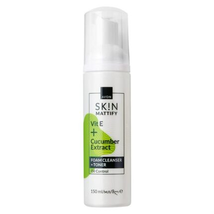 Avon SK!N Mattító hatású habzó arctisztító + tonik